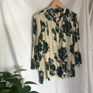 Donna Karan print blouse